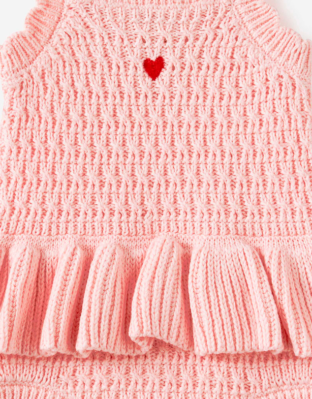 Cotton On Kids - Baby Organic Knit Sleeveless Peplum Bubbysuit
