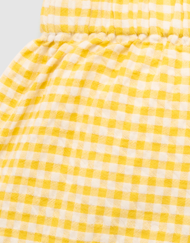 Purebaby - Scalloped Gingham Shorts-Kids-Babies