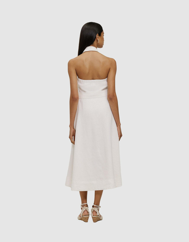 Trenery - Linen Halter Shirt Dress