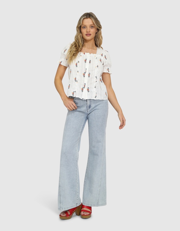 Belle & Bloom - Wild Garden Floral Blouse
