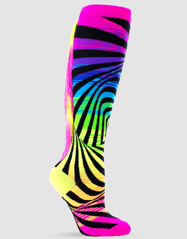 Crazy Skates - Crazy Socks Hypnotic Knee-High Socks