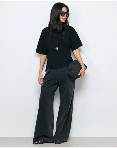 AERE - Tie Detail T-Shirt
