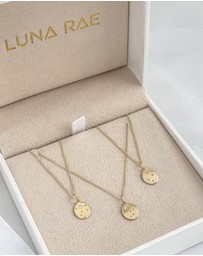 Luna Rae - Solid Gold - Stars of Leo Diamond Necklace