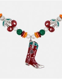 TwoJeys - Summer Boot Necklace