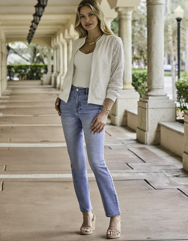 Sosandar - Super Soft Slim Leg Jeans