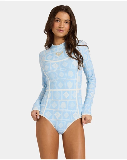 Roxy - Womens Go Girls Surf Long Sleeve One Piece Swimsuit