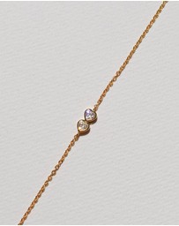 SAINT VALENTINE - Two Of A Kind Heart Bracelet - Gold