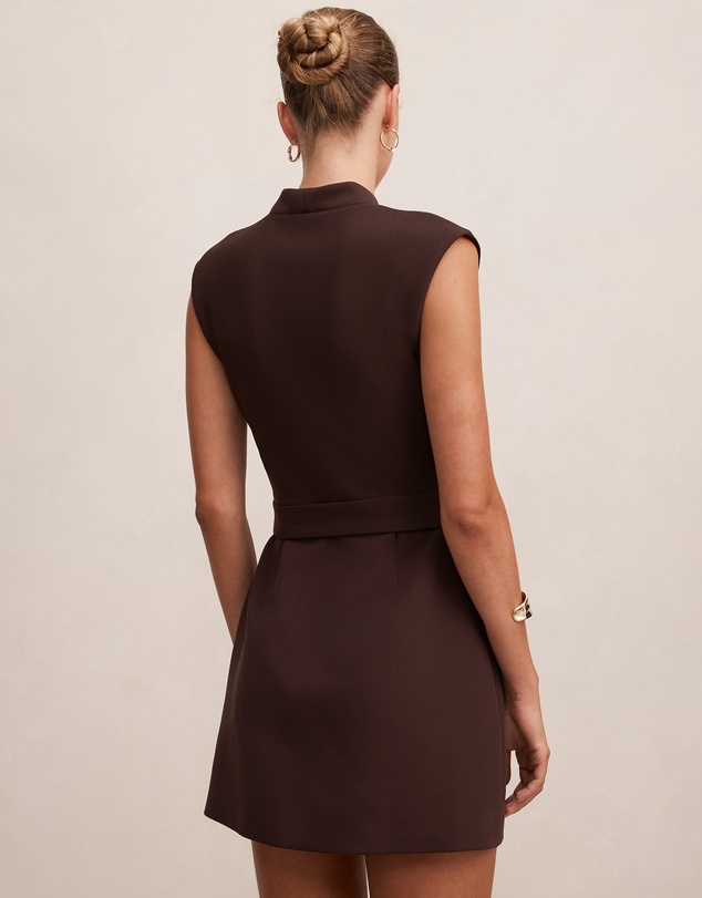 Forever New - Rory Structured Tie Mini Dress