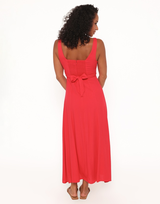 Petal & Pup - Archer Midi Dress - Red
