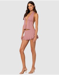 EDIKTED - Kobi Ruffled Mini Skort