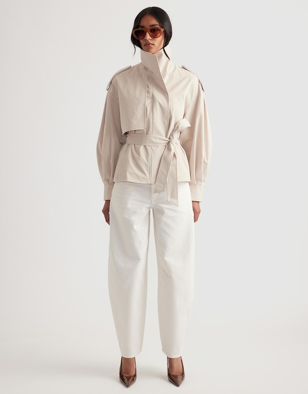 Decjuba - Rhea Mid Rise Barrel Jeans