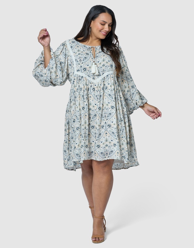 The Poetic Gypsy - Sea Breeze Mini Dress