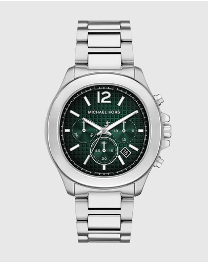 Michael Kors - Sage Silver Tone Chronograph Watch