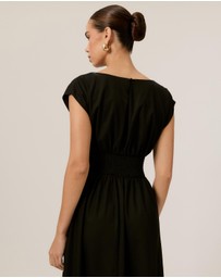 Tussah - Brooke Boat Neck Midi Dress