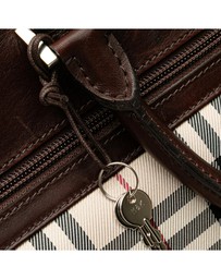 Pre-Loved by Azura Reborn - Pre-Loved House Check Canvas Travel Bag