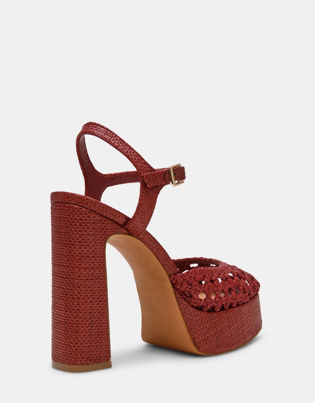 Steve Madden - Lexie-Raff Rust Heels