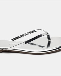 Tkees - Lily Square-Toe Mirrored Sandals
