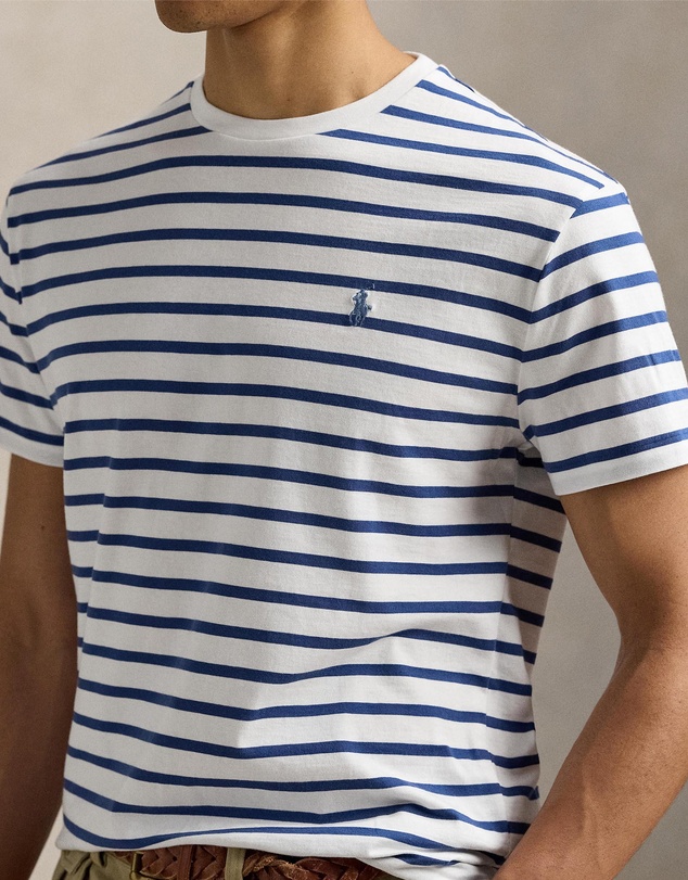 Polo Ralph Lauren - Custom Slim Fit Striped Jersey T-Shirt