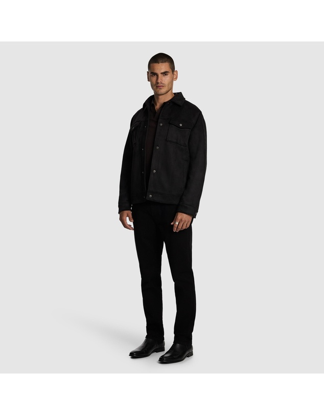 yd. - Focus Faux Suede Jacket