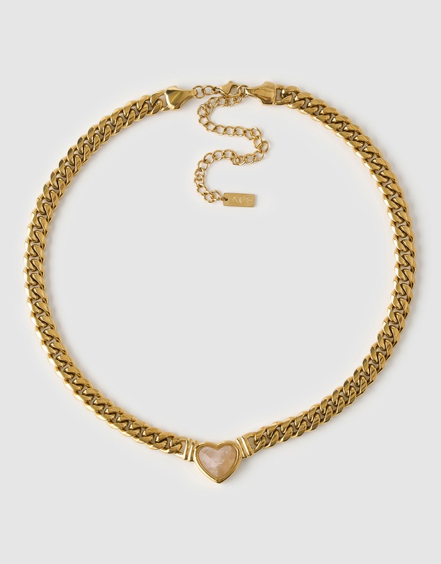 Arms Of Eve - Valentine Necklace - Rose Quartz