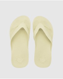 Tolu Australia - Ivory Thongs For Kids With Arch Support