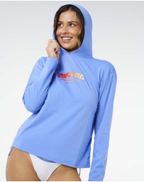 Rip Curl - Surf Puff Hooded Long Sleeve UPF Rash Vest