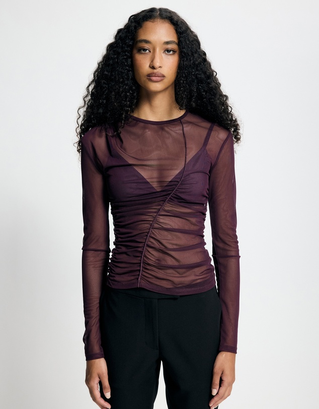 Lover - Cassandra Long Sleeve Mesh Top