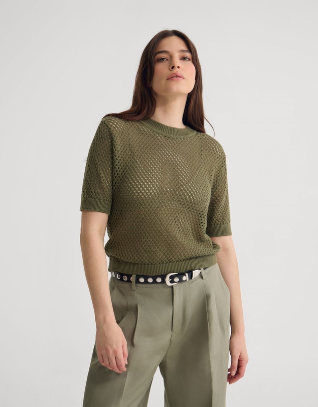 Oxford - Luna Cotton Knit Top