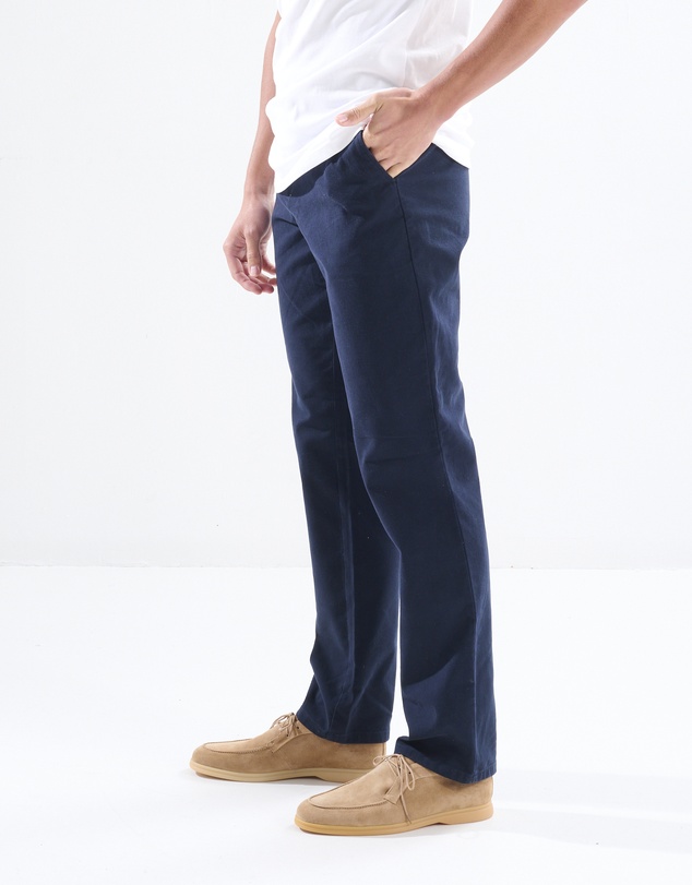 3 Wise Men - 3 Wise Men Tapered Fit Chino -  Navy