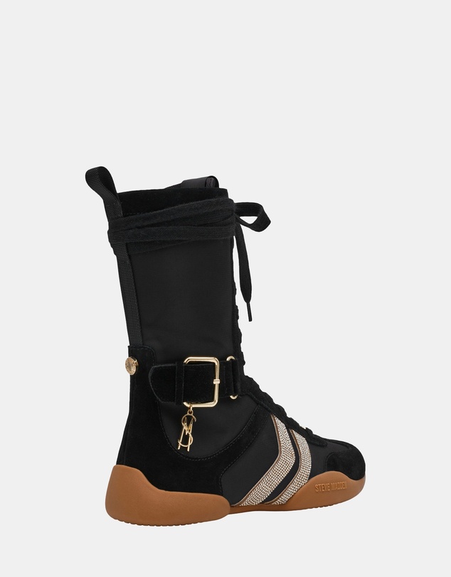 Steve Madden - Bently Black/Gold Sneakers