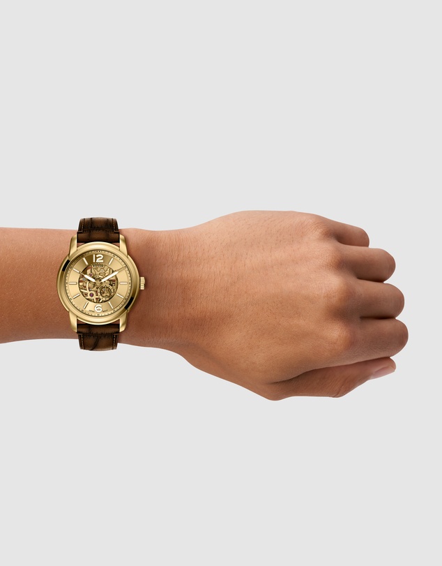 Fossil - Fossil Heritage Brown Analogue Watch