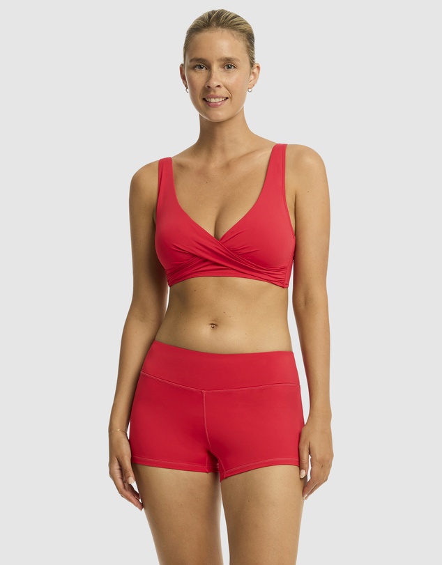 Sea Level Australia - Essentials Cross Front Multifit Bra Top