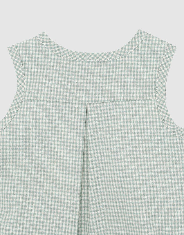 Bebe by Minihaha - Scout Check Button Up Bodysuit - Babies