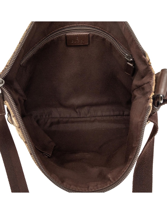 Gucci - Pre-Loved GG Canvas Crossbody