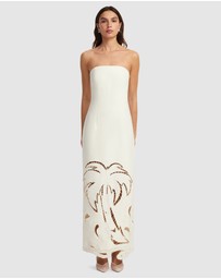 LEO LIN - Ava Applique Bustier Maxi Dress