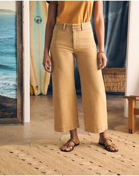Faherty - Natural Dye Denim Harbor Crop Pant