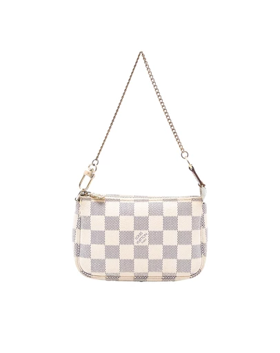 Pre-Loved by Azura Reborn - Pre-Loved Damier Azur Mini Pochette Accessoires