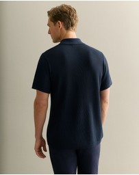 Trenery - Mercerised Cotton Shirt in Navy