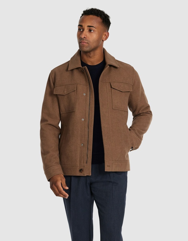 Tarocash - Lleyton Wool Zip Jacket