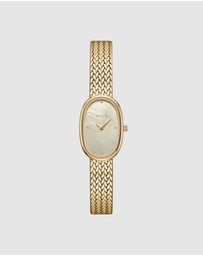 Breda - Jane Tethered Gold and Metal Mesh Watch, 18MM