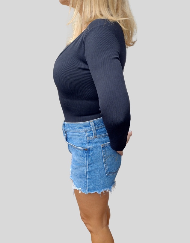 Core Trainer - Luxe Sculpt V-Neck Long Sleeve Bodysuit