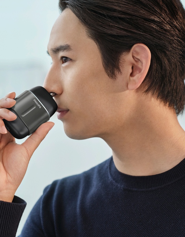 Philips - Philips Series 700 On the Go Electric Shaver, Charcoal Charcoal