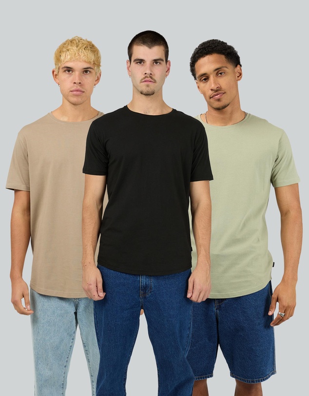 Silent Theory - 3-Pack Solid Tail Tee