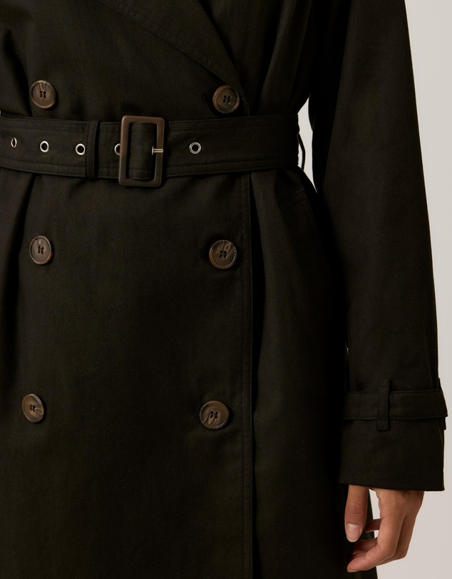 Tussah - Ada Double Breasted Belted Trench Coat