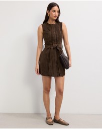The Fated - Corina Suede Mini Dress