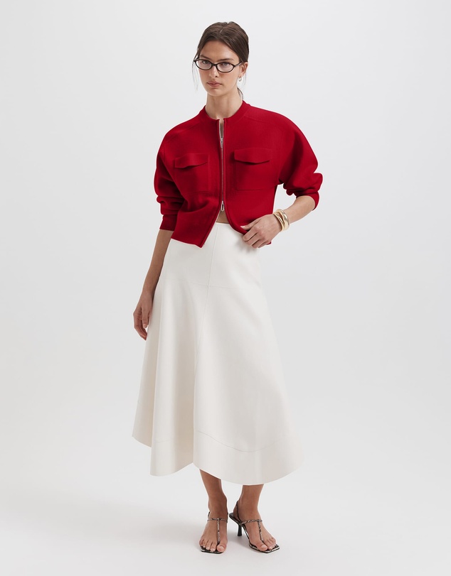 SABA - Amaya Boiled Wool Bomber