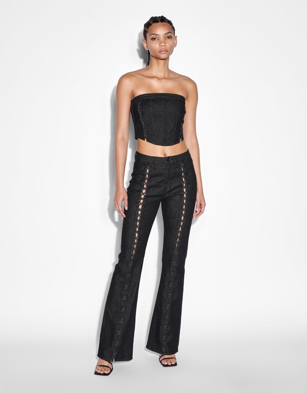 Ksubi - Bustier Ebony Laced