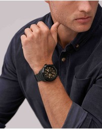 Fossil - Bronson Black Analogue Watch