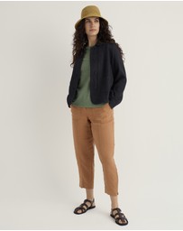 Seasalt - Seasalt Cornwall Navy Arame Linen Jacket
