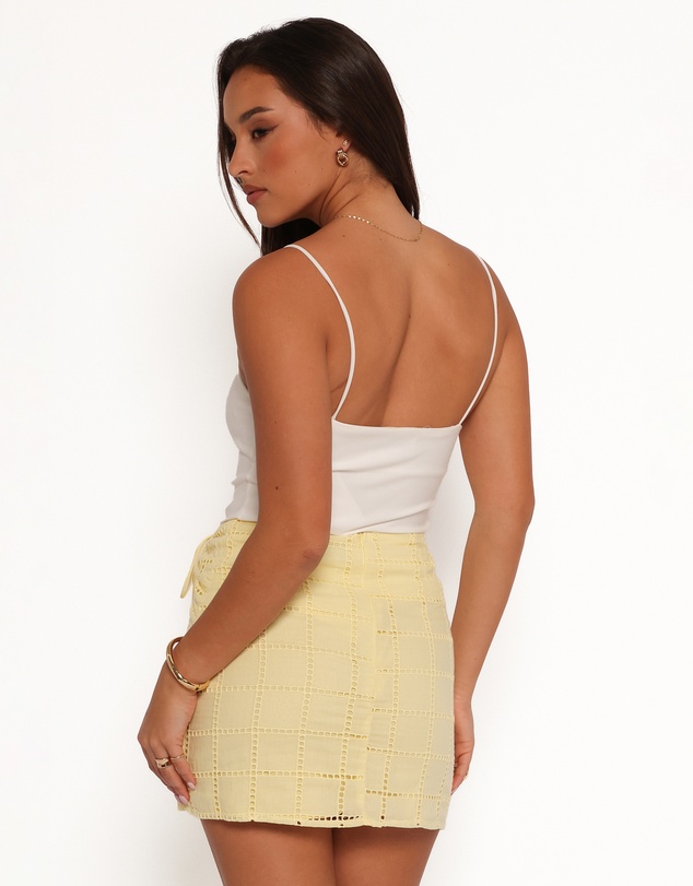 Petal & Pup - Clare Mini Skirt - Butter Yellow